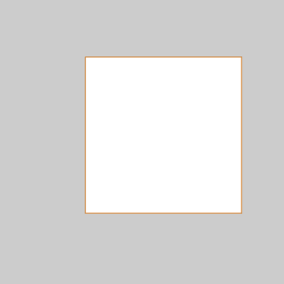 plain white square background
